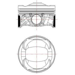 PISTON PSA PURETECH 1.2 TURBO HNZ/Y/X EB2DT/DTS/DTSD STD