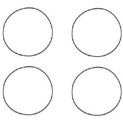 JEU DE 4 JOINTS TORIQUE DE CHEMISE PSA TU / RENAULT C1/2/3