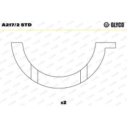 JEU DE CALES LATERALES PSA DV4TD/DV5/DV6 STD