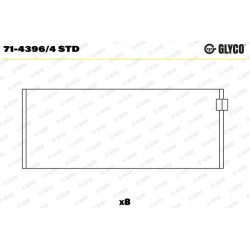 JEU DE COUSSINET DE BIELLE LAND ROVER 300TDI STD