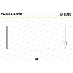 JEU DE COUSSINET DE BIELLE BMW M3 E30 STD